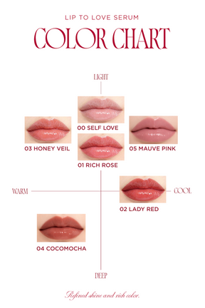 【NEW COLORS】LIP TO LOVE SERUM