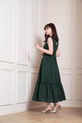 herlipto Riviera Double Bow Dress - ロングワンピース