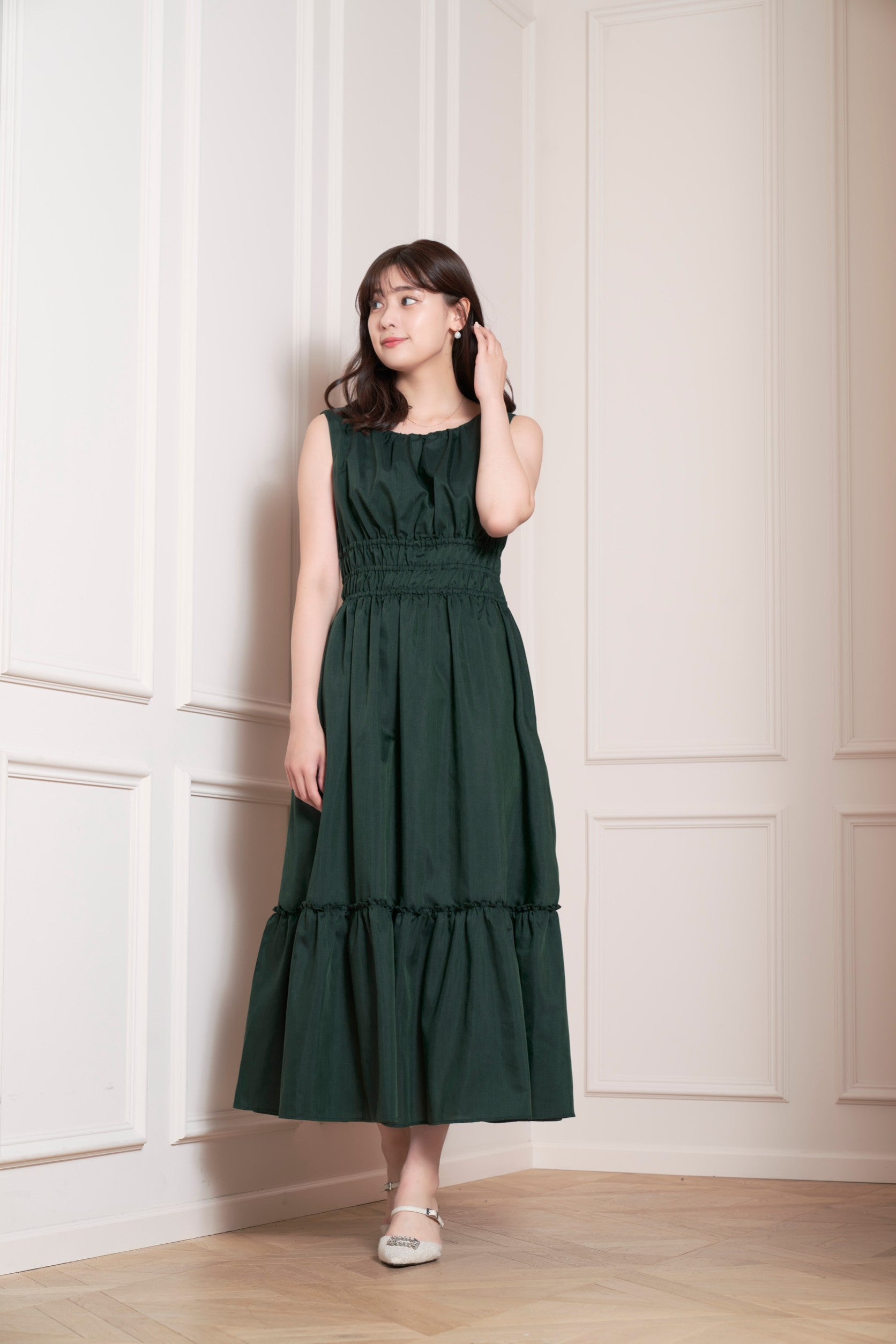 Herlipto Back Doube Bow Misi Dress - ロングワンピース