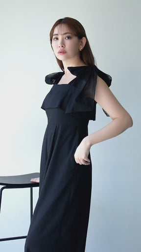 [New color] Ribbon Romper
