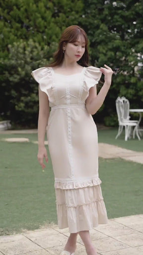Kiki Butterfly Sleeve Dress