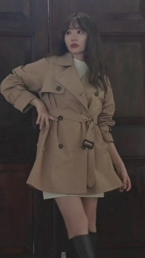 Noble Short Trench Coat