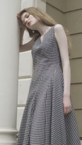Vol.3 Heart-Neck Check Dress