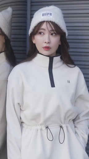 【1月上旬発送】Flight Mode Fleece Mini Dress