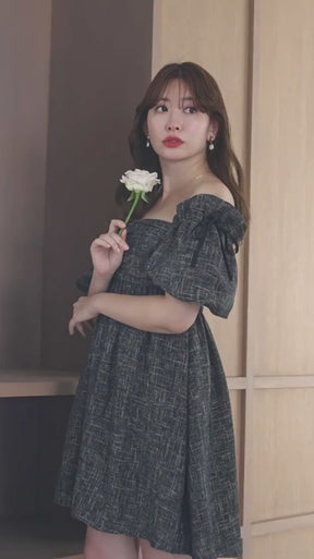 Colette Puff-Sleeve Dress