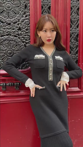 [Ships in late December] Isaline Long Knit Dress