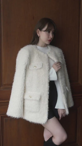 【New Color】Royal Faux Fur Coat