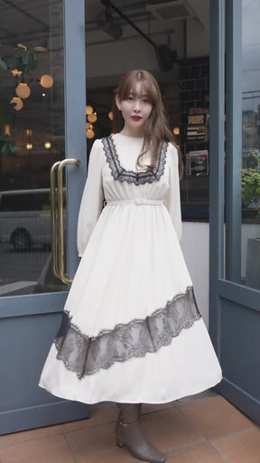 Rosaline Lace Trimmed Dress