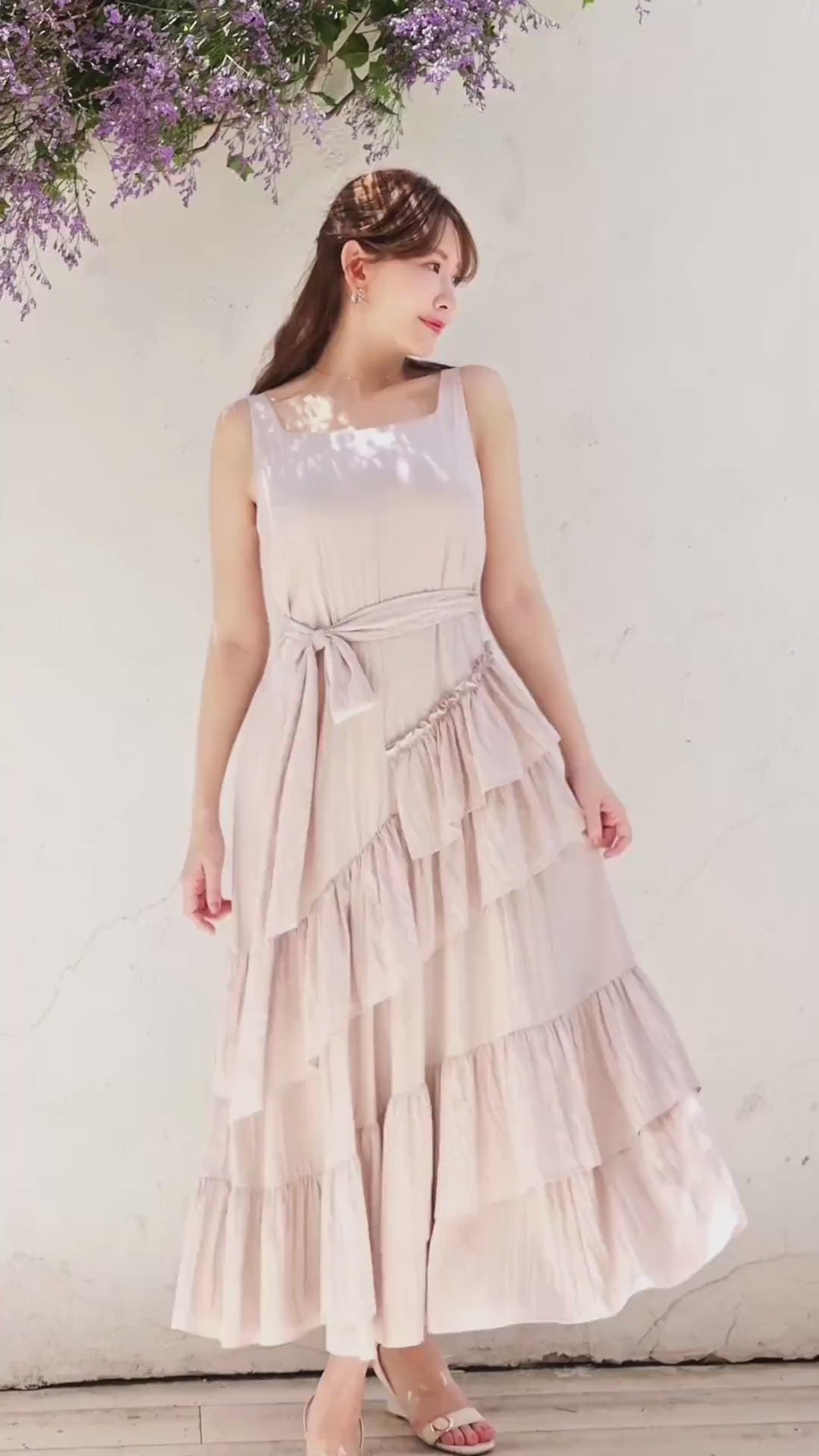 Bellina Ruffled Long Dress