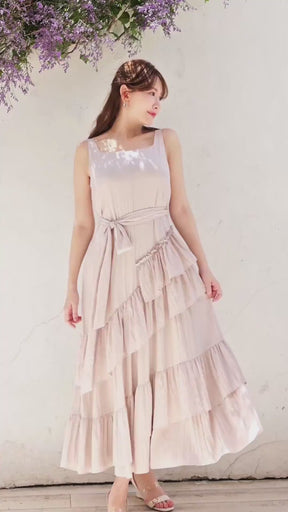 Bellina Ruffled Long Dress