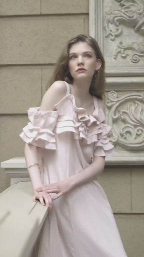 【9月下旬發送】Vol.3 Alma Off-the-Shoulder Dress