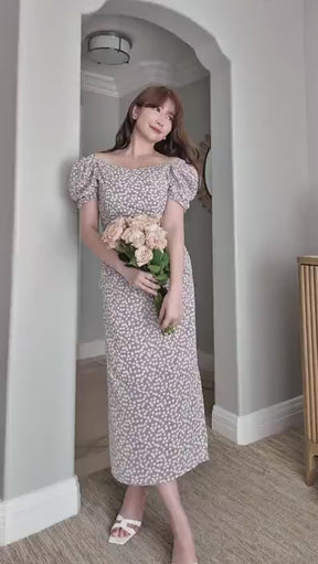 Cherry Pattern Cache-Coeur One-Piece
