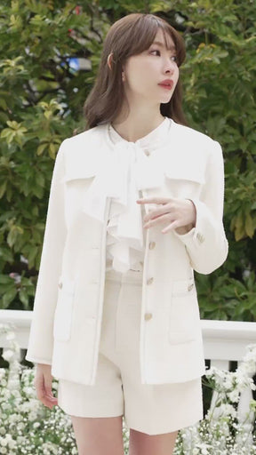 Classic Long Tweed Jacket