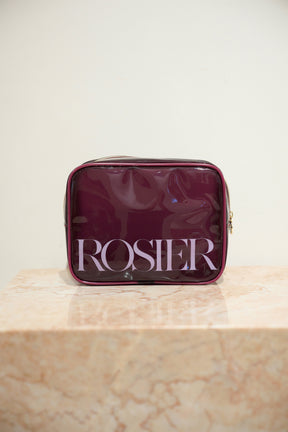 ROSIER Square Pouch Set（nude rose / black）