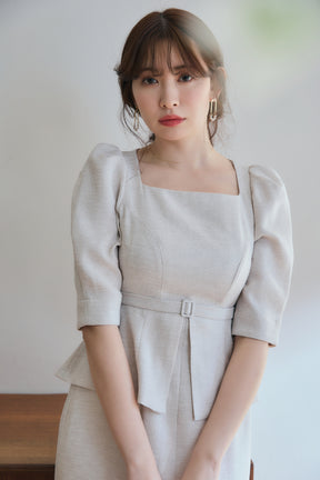 Allure Tweed Midi Dress