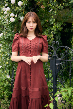 Time After Time Scalloped Dress