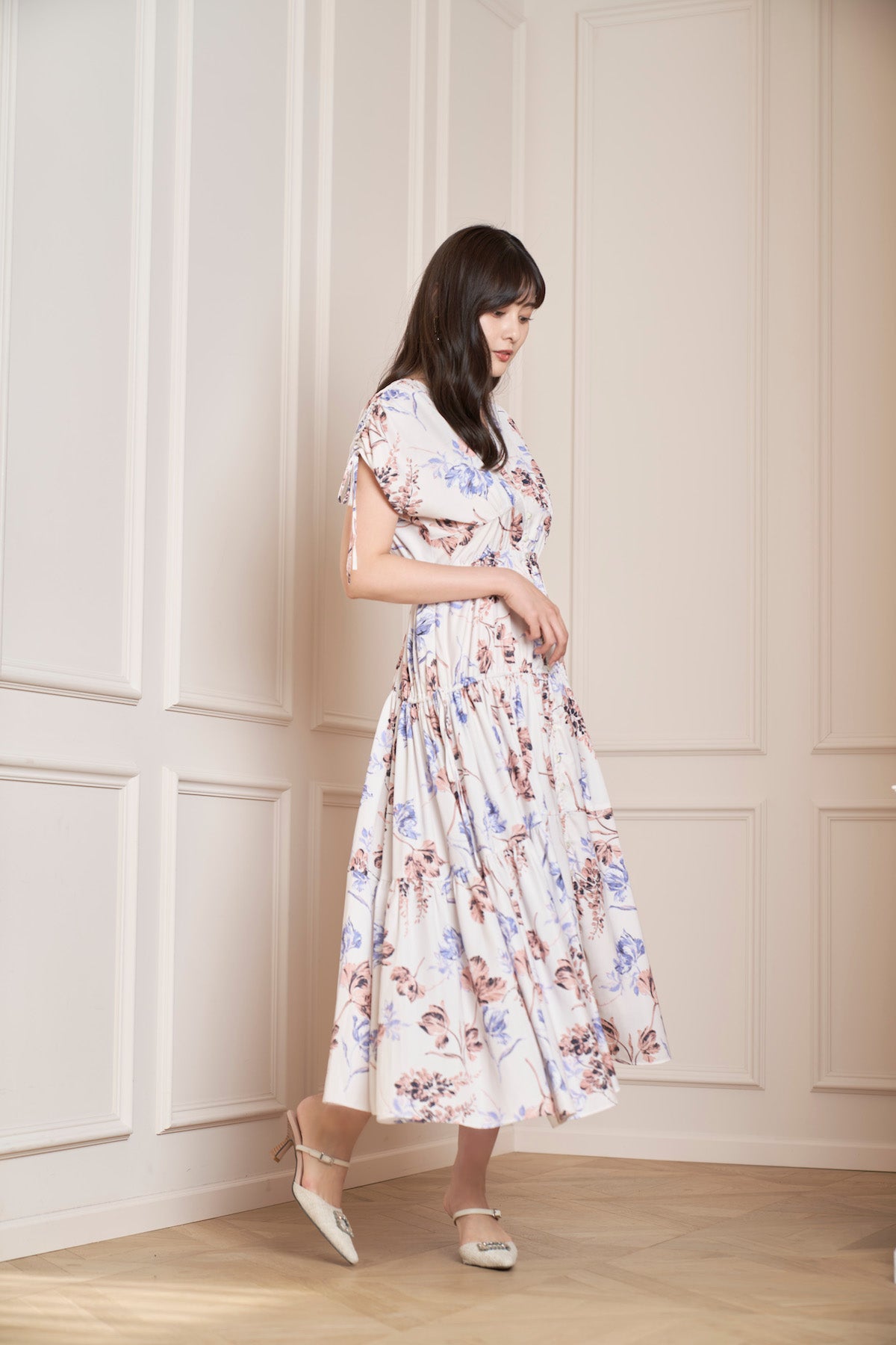 売れ済最安 【値引価格】herlipto Full Of Love Long Dress M - ワンピース