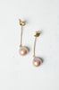 Cherry Pink Pearl Pierces
