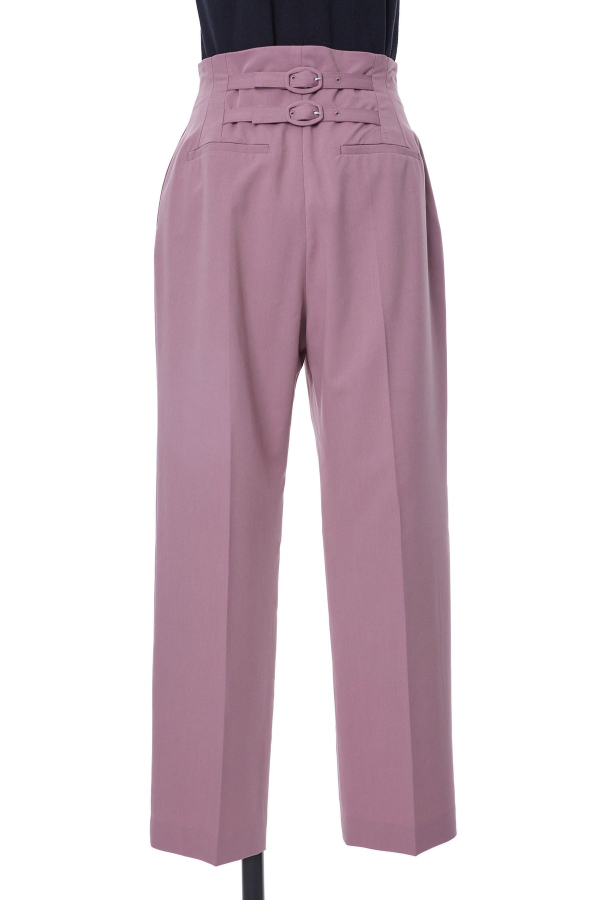 herlipto Back Double Belted Pants
