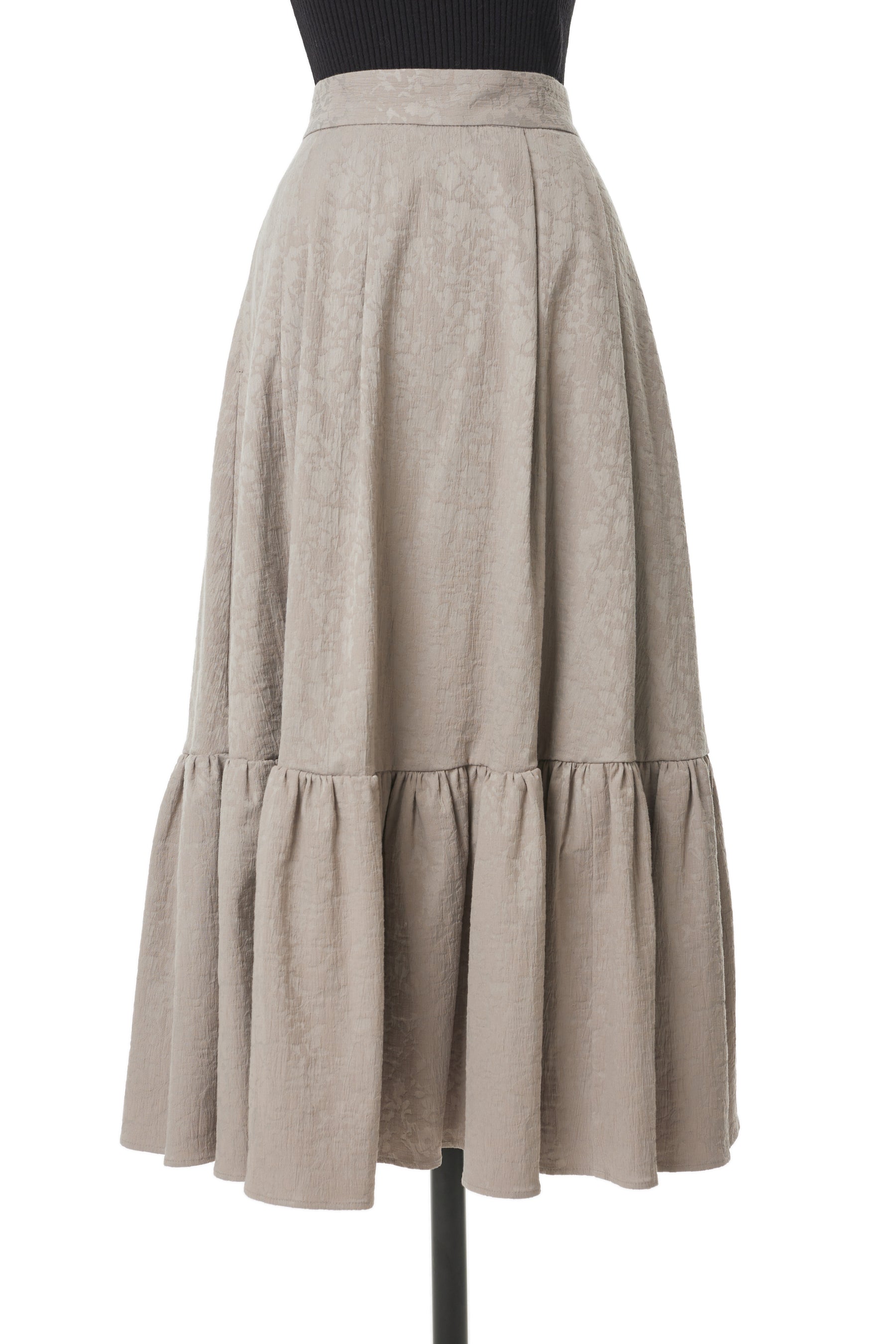 herlipto High-Waist Tiered Long Skirt