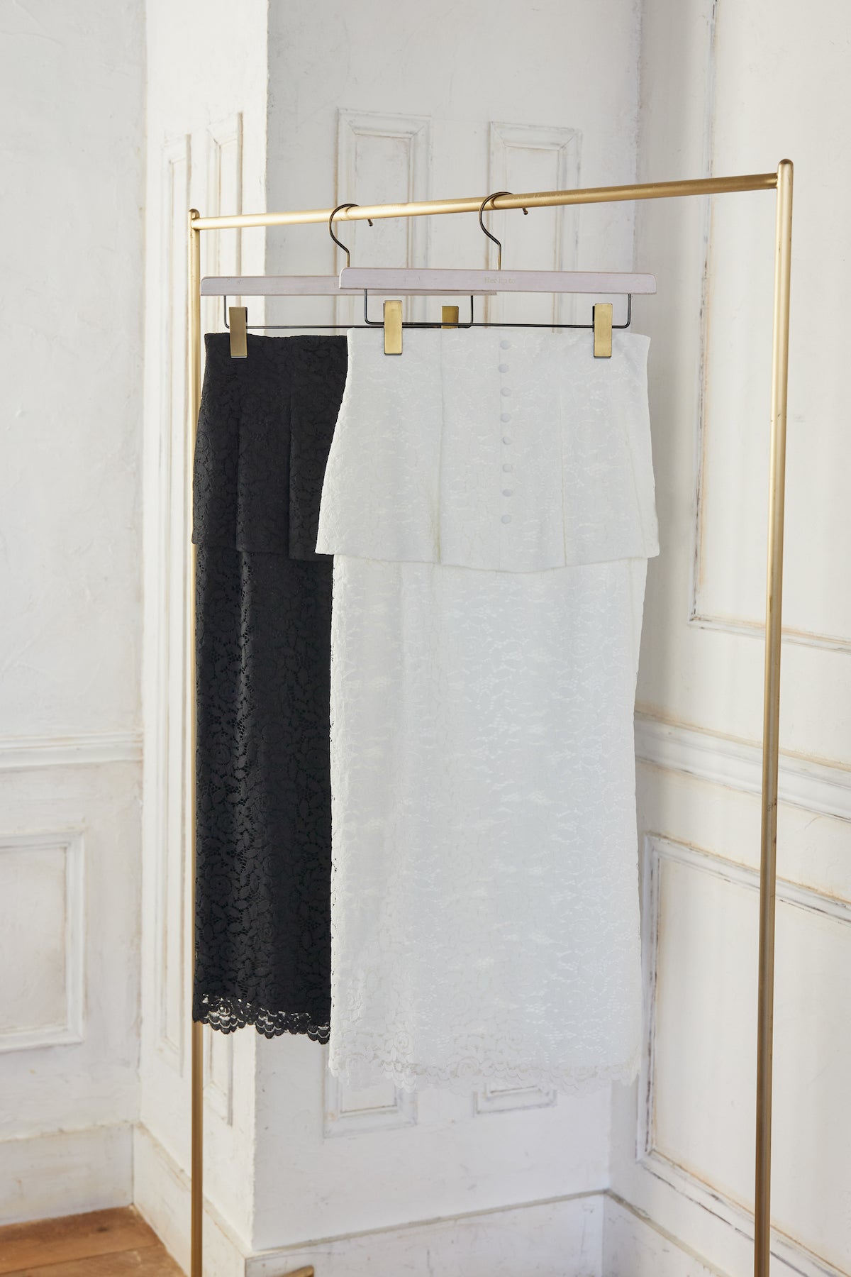 Rosa Lace Peplum Skirt