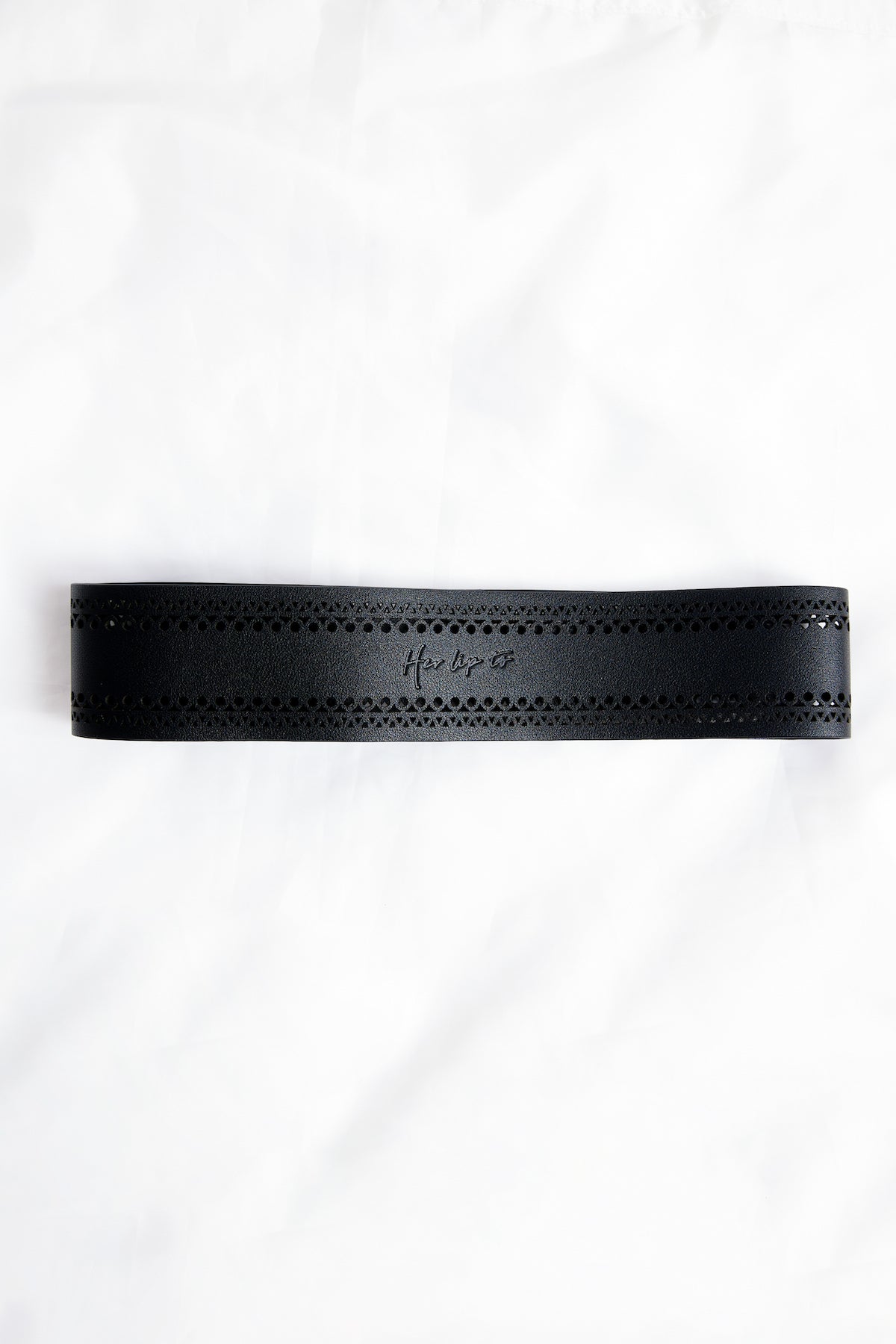 Vegan Leather Lace Belt