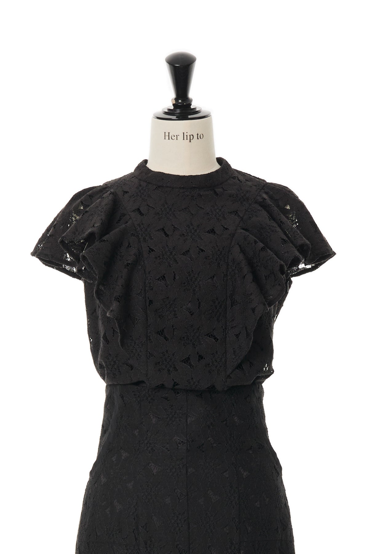 Floral Lace Ruffled Top