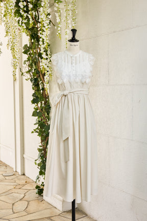 Grace Cotton-Blend Long Dress