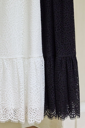 Como Back Lace-Up Dress
