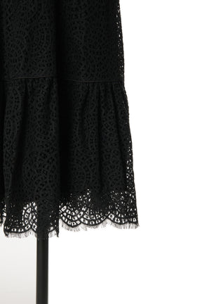 Como Back Lace-Up Dress