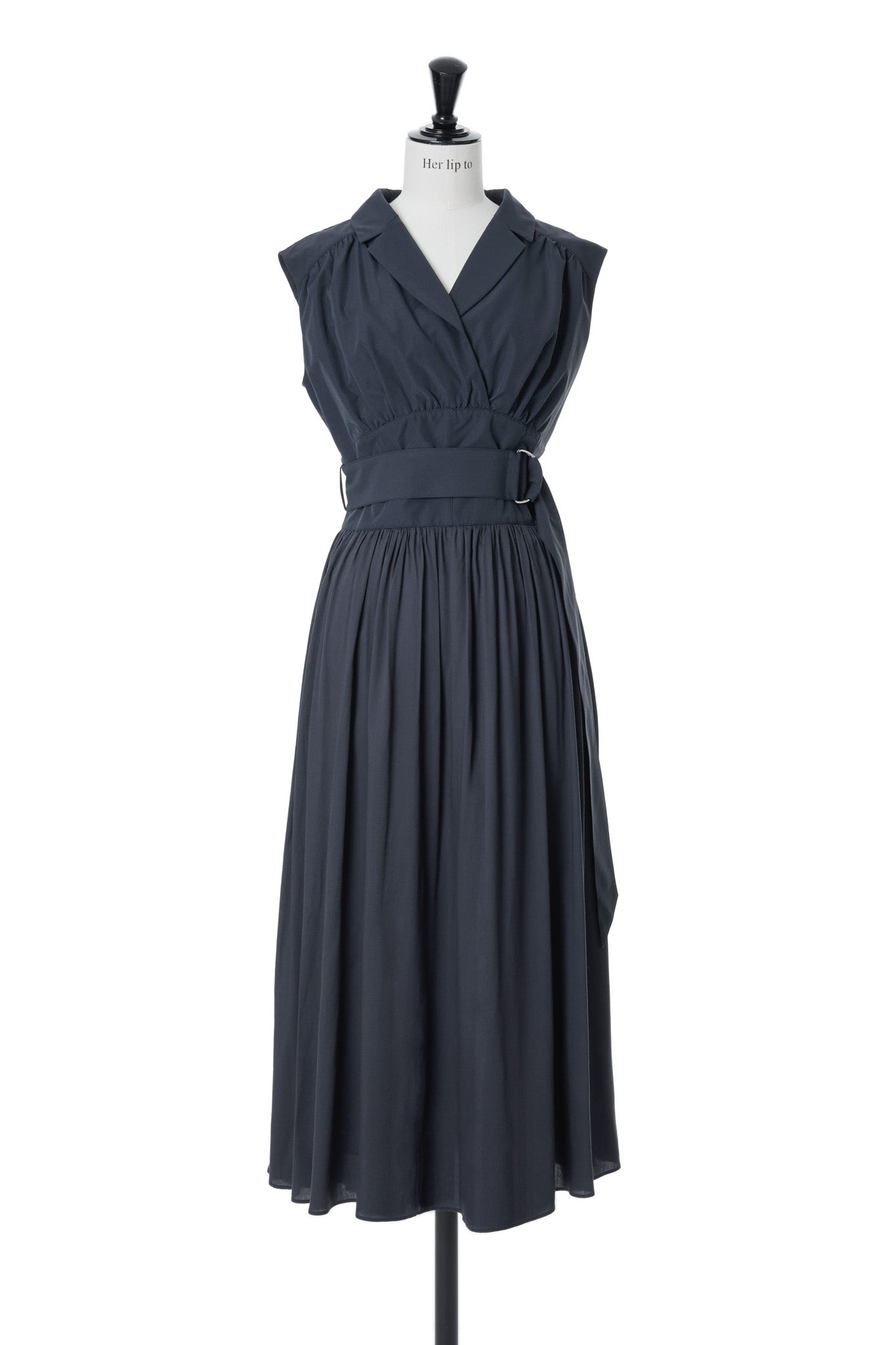 Classic Oxford Belted Dress herlipto