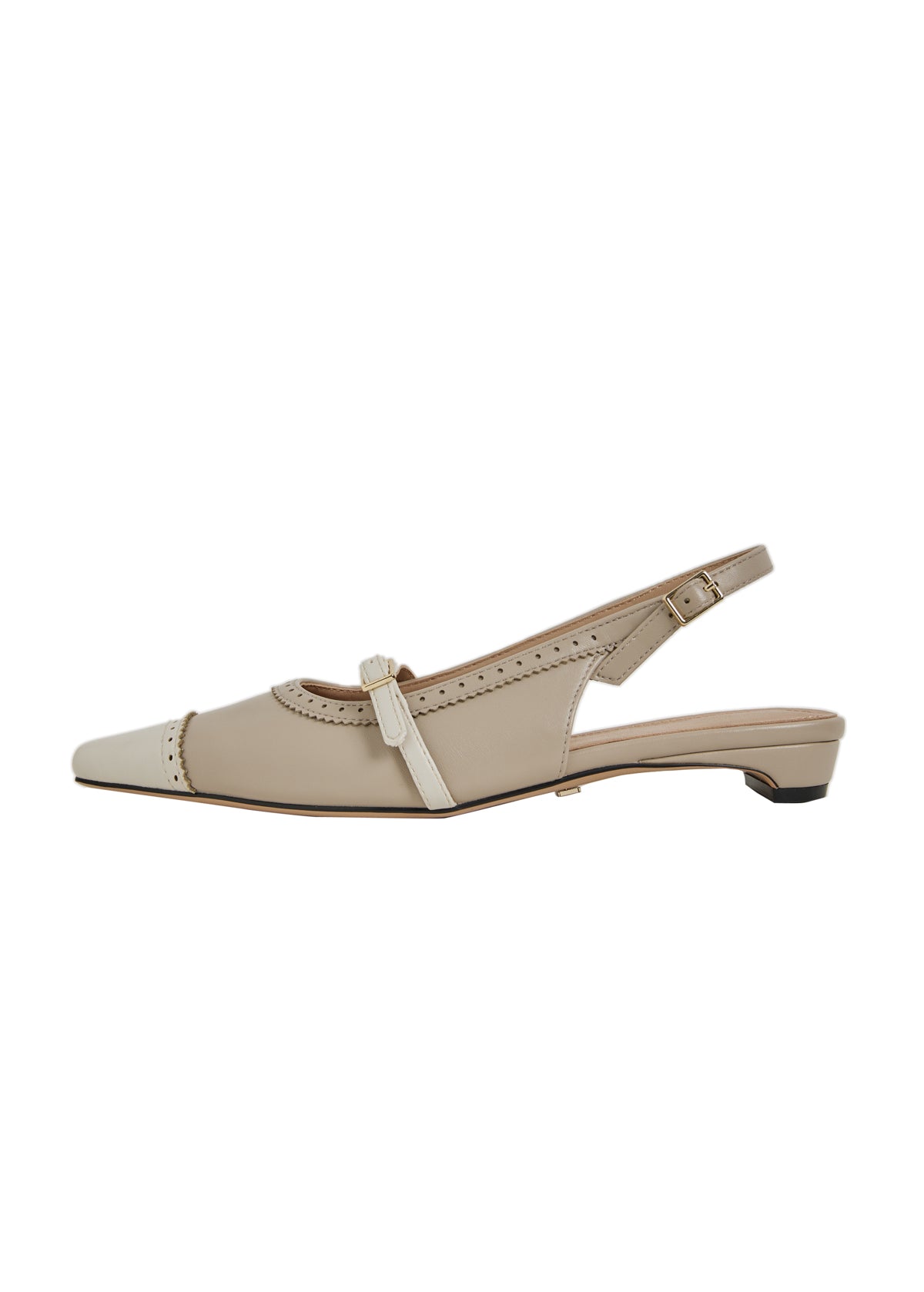 Medallion Slingback Pumps