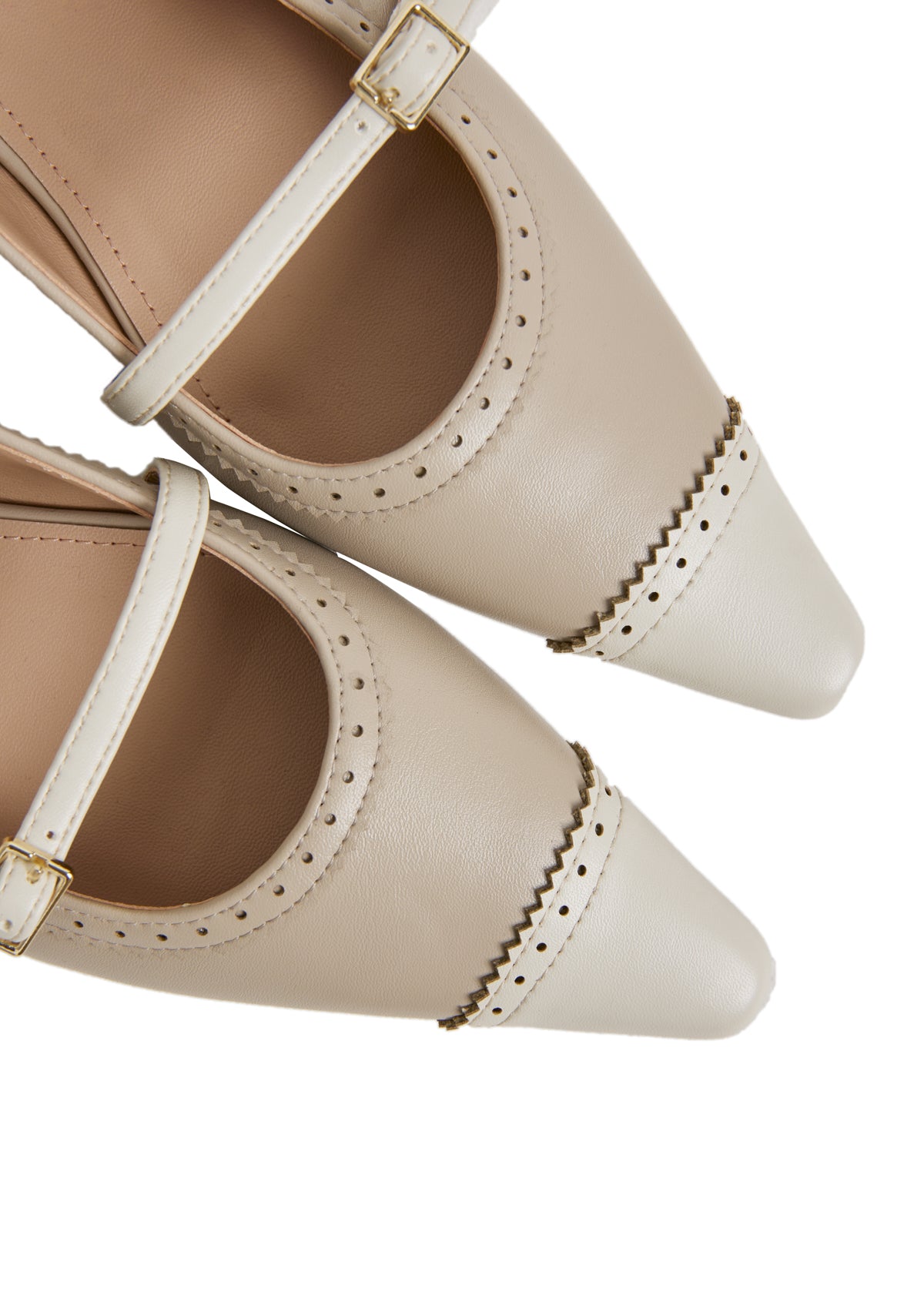 Posting ended] Medallion Slingback Pumps