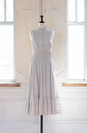 Paisley Cotton Lace Long Dress