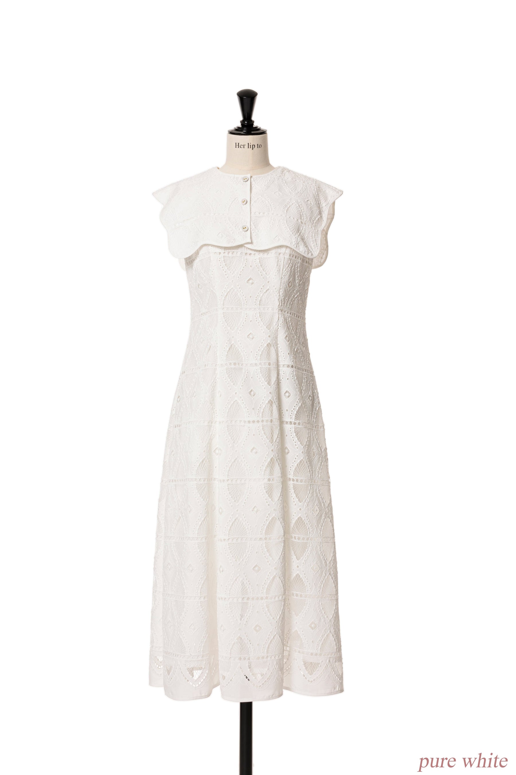 ST.JOHN  総レースドレス  Chantilly Lace Dress