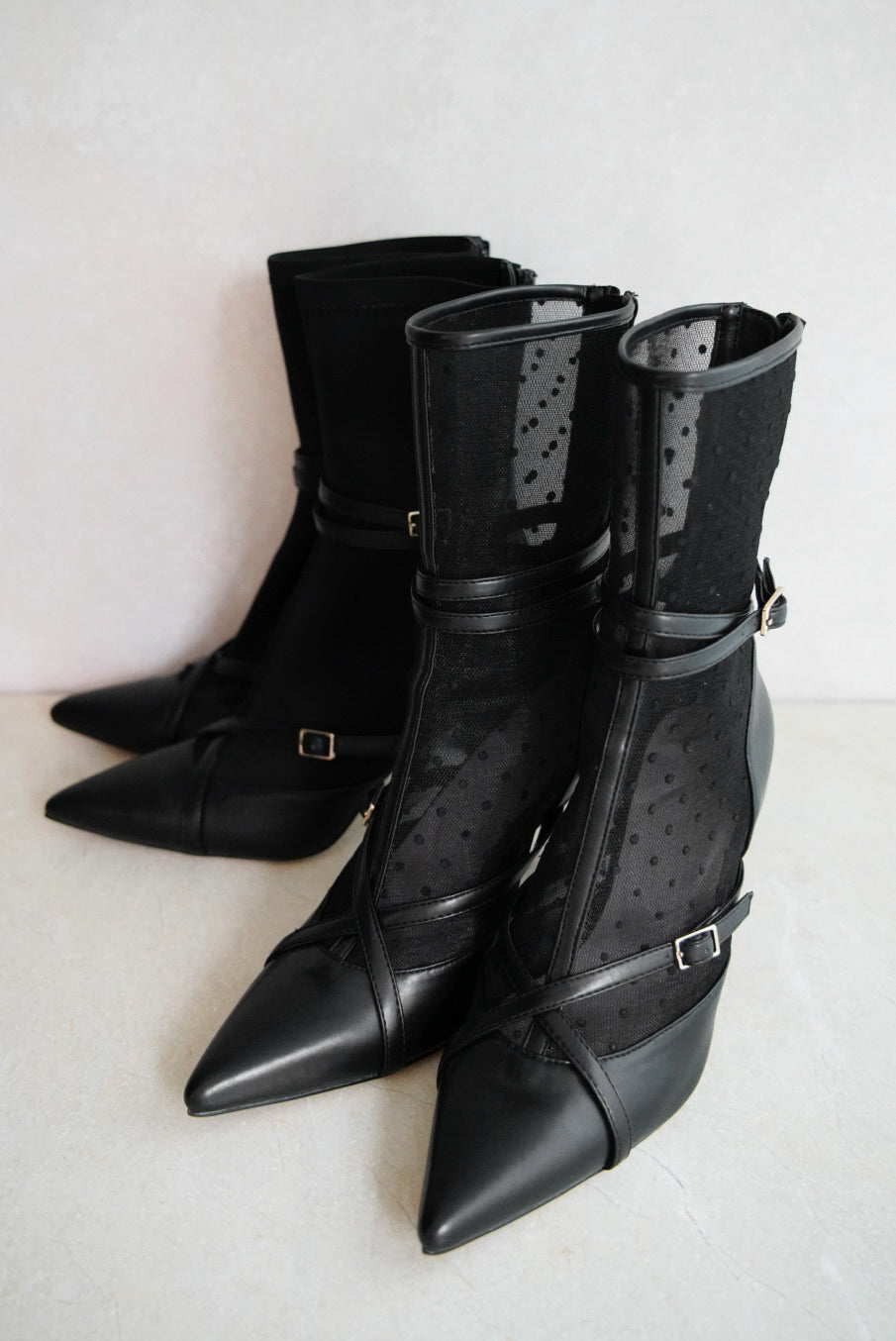 Double Belt Ankle Boots www.krzysztofbialy.com