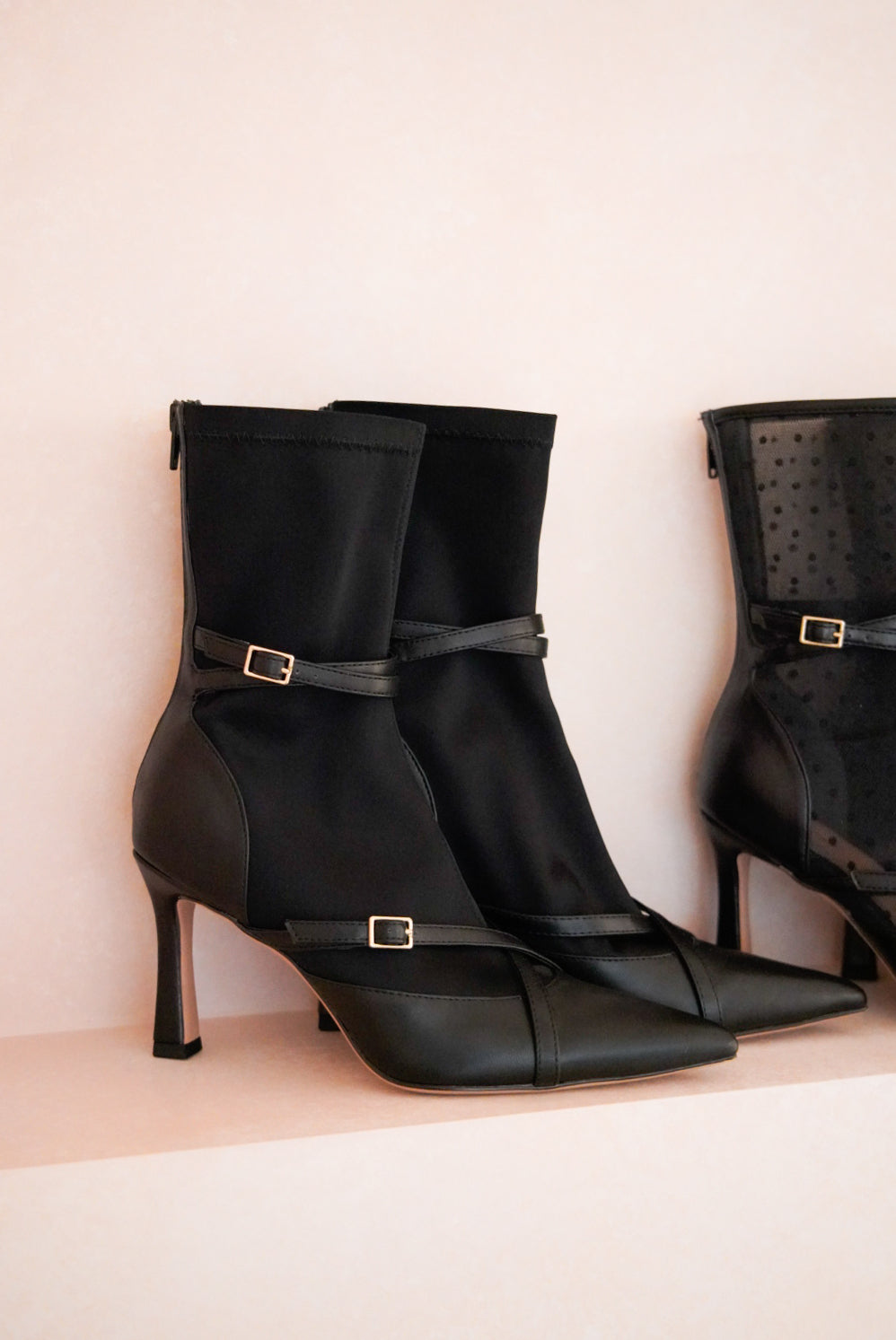 Double Belt Ankle Boots www.krzysztofbialy.com