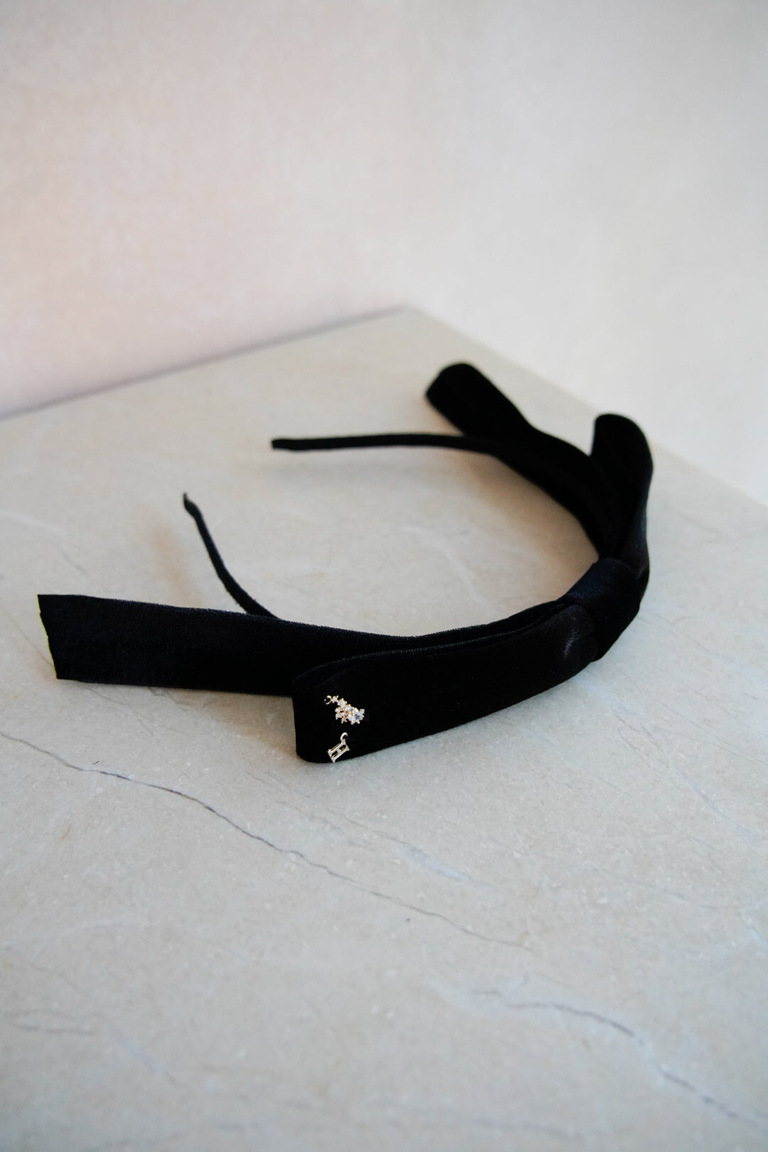 Velour Ribbon Headband