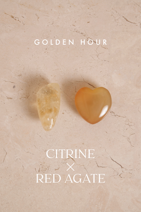 SELF LOVE CRYSTAL CANDLE - GOLDEN HOUR -