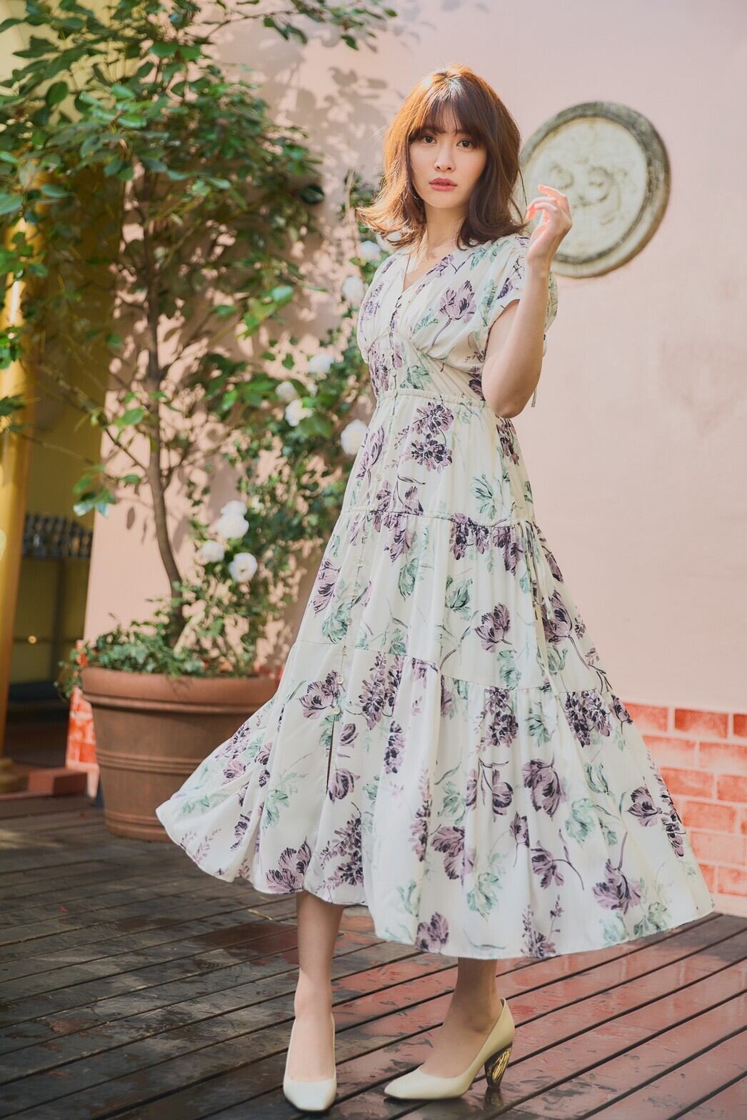 herlipto Full Of Love Long Dress - ロングワンピース